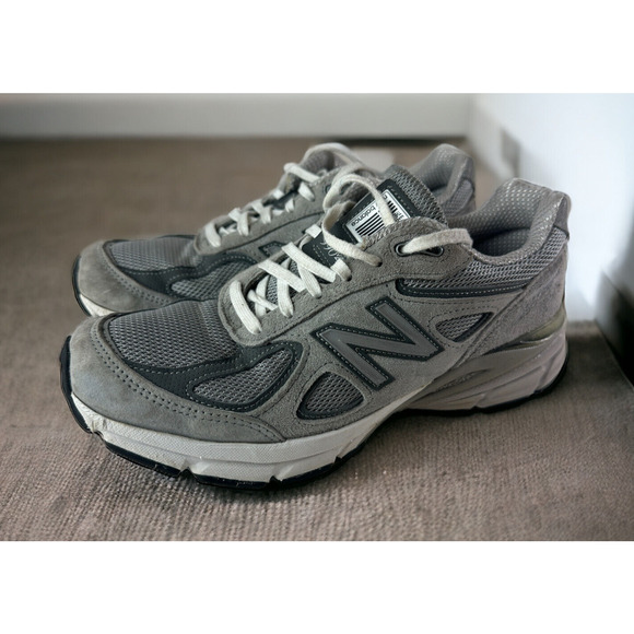 New Balance Shoes - New Balance 990v4 Running Shoes Suede Gray W990GL4 Women's US Size 8.5 2A
